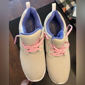 FootJoy EnJoy Golf Shoes Women's Size 9 Gray Mesh Spikeless Cleats ⛳️ ❤️